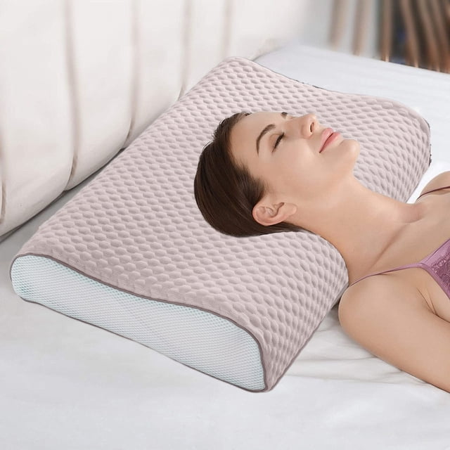 Taies D'Oreiller Rafraîchissantes pour Oreillers à Mémoire de Forme - Housses D'Oreiller Respirantes en Polyester Effet Soie Glacée,, Rose, JKODE