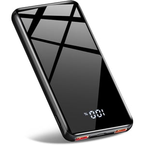 20000mAh Portable Power Bank with 22.5W Fast Charging and LED Digital Display - Slim Design with USB-C/USB-A Outputs