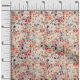 thumbnail image 2 of oneOone Cotton Poplin Red Fabric Floral Sewing Craft Projects Fabric Prints By Yard 56 Inch Wide, 2 of 4