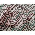 thumbnail image 4 of oneOone Silk Tabby Fabric Chevron Flame Stitch Print Fabric By The Yard 42 Inch Wide, 4 of 4