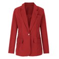 thumbnail image 4 of Pompotops Mode Femmes Décontracté Poches Manches Longues Manteau Cardigan Blouse Liquidation, 4 of 6