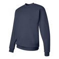 thumbnail image 4 of Hanes Chandail Molletonné à Col Rond ComfortBlend EcoSmart pour Hommes - Meilleur Vendeur, 3TG, Bleu Marine Foncé, 4 of 7