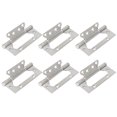 thumbnail image 2 of Furniture Hinge, 6PCS Mute Bearing Hinge Flat-Opening Rustproof Heavy Duty Door Hinge, For Cabinet Home, 2 of 8