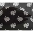 thumbnail image 4 of oneOone Viscose Chiffon Fabric Rabbit Block Decor Fabric Printed BTY 42 Inch Wide, 4 of 4