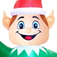 thumbnail image 2 of Occasions Noël Elfe ondulant colossal gonflable de 20 pieds, 2 of 9