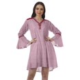 thumbnail image 1 of Moomaya Robes Aguichant Brodées Femmes Été Boho Plage Robes Femmes, 1 of 4