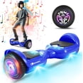thumbnail image 1 of Gyrocopters Prime All New 2026 Hoverboard | Speed up to 15km/h | 6.5” wheels | 165 lbs weight capacity | UL2272 certified with Wireless Music Speaker (BLUE), 1 of 8