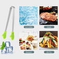 thumbnail image 4 of Stainless Steel Silicone Clamps Mini Ice Cubes Coffee Cubes Clips Food Clips, 4 of 6