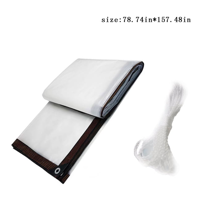 PRETXORVE Bâche Transparente Multifonction Imperméable Imperméable Balcon Abri contre la Pluie Extérieur Coupe-Vent Froid