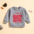 thumbnail image 2 of TZEWGL Crewneck Tops For Toddler Letter Print Long Sleeve Clothes For Baby size 12-18M, 2 of 6