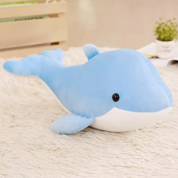 TIMIFIS Plush Simulation Dolphin Doll 15.7 Inches 40cm P-Ink or Blue Dolphin Plush Toy Simulation Cloth Doll Small Doll Boy and Girl Festival Birthday Gift Stuffed & Plush Animals