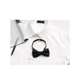 thumbnail image 5 of INSPIRE CHIC Men's Formal Solid Pre-Tied Bow Ties Bowties Adjustable Strap, 5 of 5
