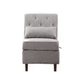 thumbnail image 1 of Nathaniel Home Alan Gray Storage Accent Chair, 1 of 6