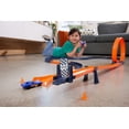 thumbnail image 2 of Hot Wheels RC Speed Challenge Track Set & Battery-Powered Remote-Control 1:64 Scale Toy Car, 30+ Pieces of Track, 2 of 6