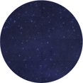 thumbnail image 1 of Ahgly Company Tapis Rond Lavable en Machine Intérieur Transitionnel Bleu Nuit, 3 Pieds Rond, 1 of 7