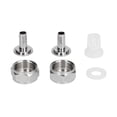 thumbnail image 1 of Stainless Steel Beer Keg Coupler Connector Fitting Beer Line Connector Kit for Brewing Equipment, 1 of 14