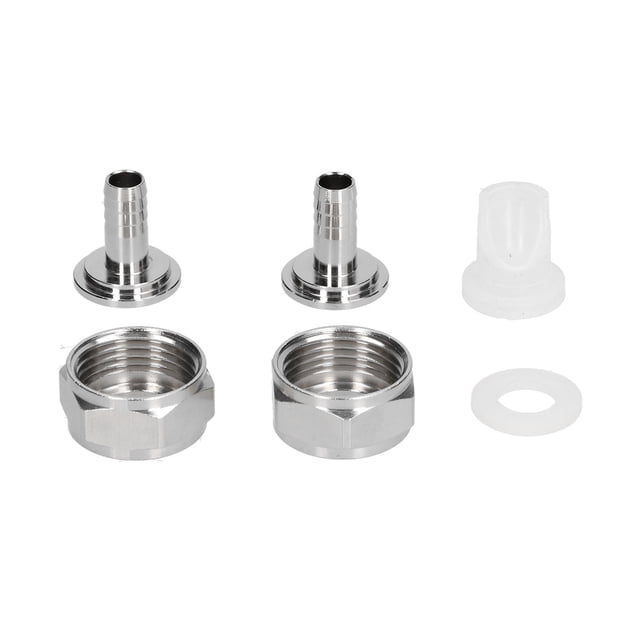 Stainless Steel Beer Keg Coupler Connector Fitting Beer Line Connector Kit for Brewing Equipment