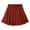 Orange, variant on Elvqul Womens Skirt Summer Mini Skirt Elastic Waisted White Solid Short Skirt for Women High-Waist