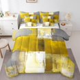 thumbnail image 1 of YST 7-Piece Oil Painting Comforter Set Ombre Gradient Graffiti Abstract Design, Queen – Artistic and Trendy, 1 of 4