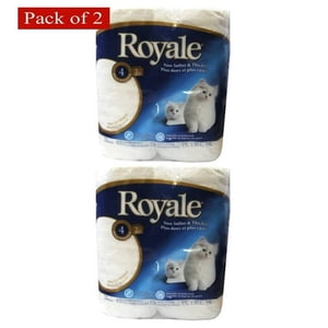 Royal Tissu de salle de bains 4 Nombre (paquet de 2)