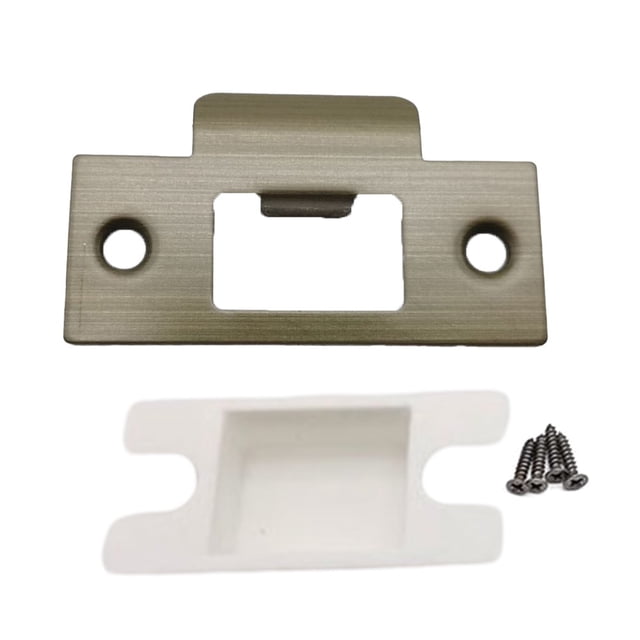 Door Reinforcement Plate With Screws Garage Deadbolt Cover Deadbolt Cover Plate