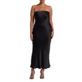 thumbnail image 2 of Faithtur Nouvelle Mode Femmes Sans Manches Robe Sans Manches Couleur Unie Bustier Élégant une Seule Pièce, Robe de Banquet de Mariage Cocktail, 2 of 7