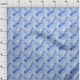 thumbnail image 3 of oneOone Polyester Spandex Light Blue Fabric Abstracts Fabric For Sewing Printed Craft Fabric By The Yard 56 Inch Wide, 3 of 5
