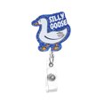 thumbnail image 1 of Funny Cartoon Pattern Badge Reel With Clip Closure For Workplace Graduation Induction Of Doctors Teachers Students And Workers, 1 of 4