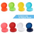 thumbnail image 3 of Unique Bargains 16 Pcs Plastic Mason Jar Lids Regular Mouth Mason Canning Jars Lid Top Food Storage, 3 of 7