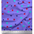 thumbnail image 1 of Soimoi Cotton Duck Fabric Square,Dot & Triangle Geometric Fabric Prints by Yard 56 Inch Wide, 1 of 3
