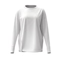 thumbnail image 4 of Hvobtty Chemise Décontractée à Manches Longues à Col Rond pour Femmes, Haut à Col Rond de Yoga à Manches Longues à Fente Ouverte pour Femmes, Sport et Mise en Forme, 4 of 4