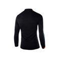 thumbnail image 2 of Hauts de Compression pour Hommes Chemise de Sport Col Rond Manches Longues Élastique Séchage Rapide Hauts Entraînement Physique Course Décontractée Cyclisme Vêtements de Sport, 2 of 9