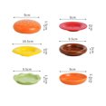thumbnail image 2 of Hxlamzoo 6-Piece Ceramic Hamburger Plates Set (4x4x4 Inch) - Dishwasher Safe, Durable Stackable Appetizer Dishes for Home Kitchen & Party Use, 2 of 7