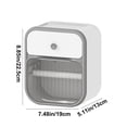 thumbnail image 3 of Yhmxh Multi Functional Toilet Paper Wall Mounted Tissue Box Cover Suitable For Bathroom Kitchen Living Room Without Drilling Organization and Storage Bathroom Organizers and Storage, 3 of 6