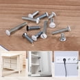 thumbnail image 5 of Uxcell Wall Plate Screws Outlet Screws Oval Head Milled Slot Panel Switch Plate Screws for Wall Light Electrical Cover Panel Replacement Silver White 1" 100Pcs, 5 of 5
