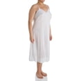 thumbnail image 1 of Women's Shadowline 1360 Plus Size Full Slip with Wide Lace (White 44), 1 of 2