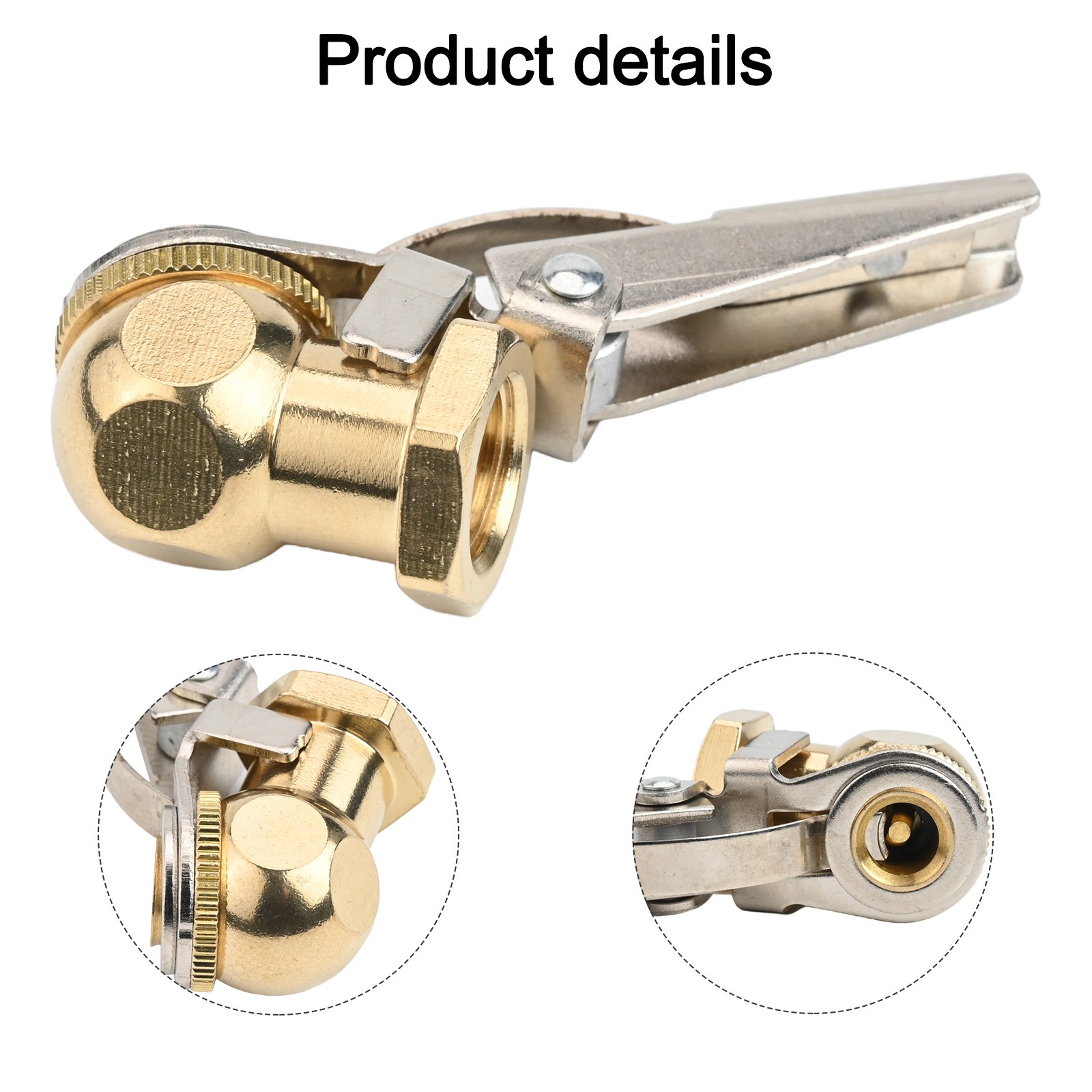 Tire Inflator Valve 1/4inch Inflating Nozzle For Bicycles motorcycles cars