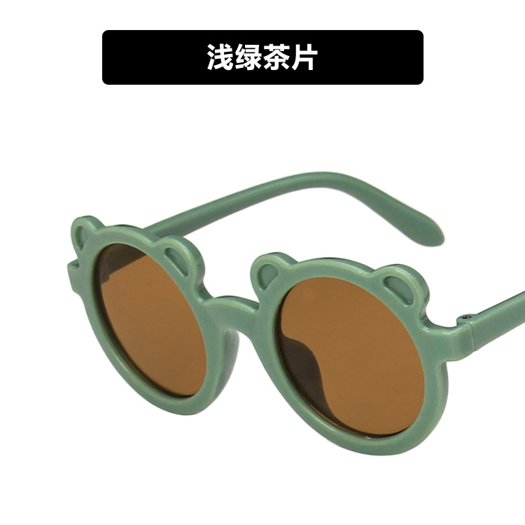FOCUSNORM Lunettes de Soleil pour Enfants, Monture Ronde pour Garçons et Filles