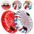 thumbnail image 1 of Snow Tube   37 Inch Inflatable Snow Sled with Sturdy Handles Heavy Duty Sledding Tube 0.45mm Thickness Winter Snow Tube for Kids and Adults Winter Outdoor Fun, 1 of 8