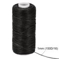 thumbnail image 4 of Unique Bargains Smoky Black Polyester Waxed Thread, 55 Yards, 4 of 6