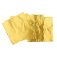 thumbnail image 4 of veasfak 100 Packs Cute Aluminum Foils Candy Chocolate Wrappers Package Wedding Decor Golden, 4 of 8