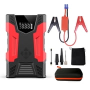 Car Jump Starter with Air Compressor Portable Bank with LCD Display