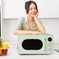 thumbnail image 4 of Magic Chef 0.7 Cubic Feet 700W Classic Retro Countertop Microwave, Green, 4 of 9
