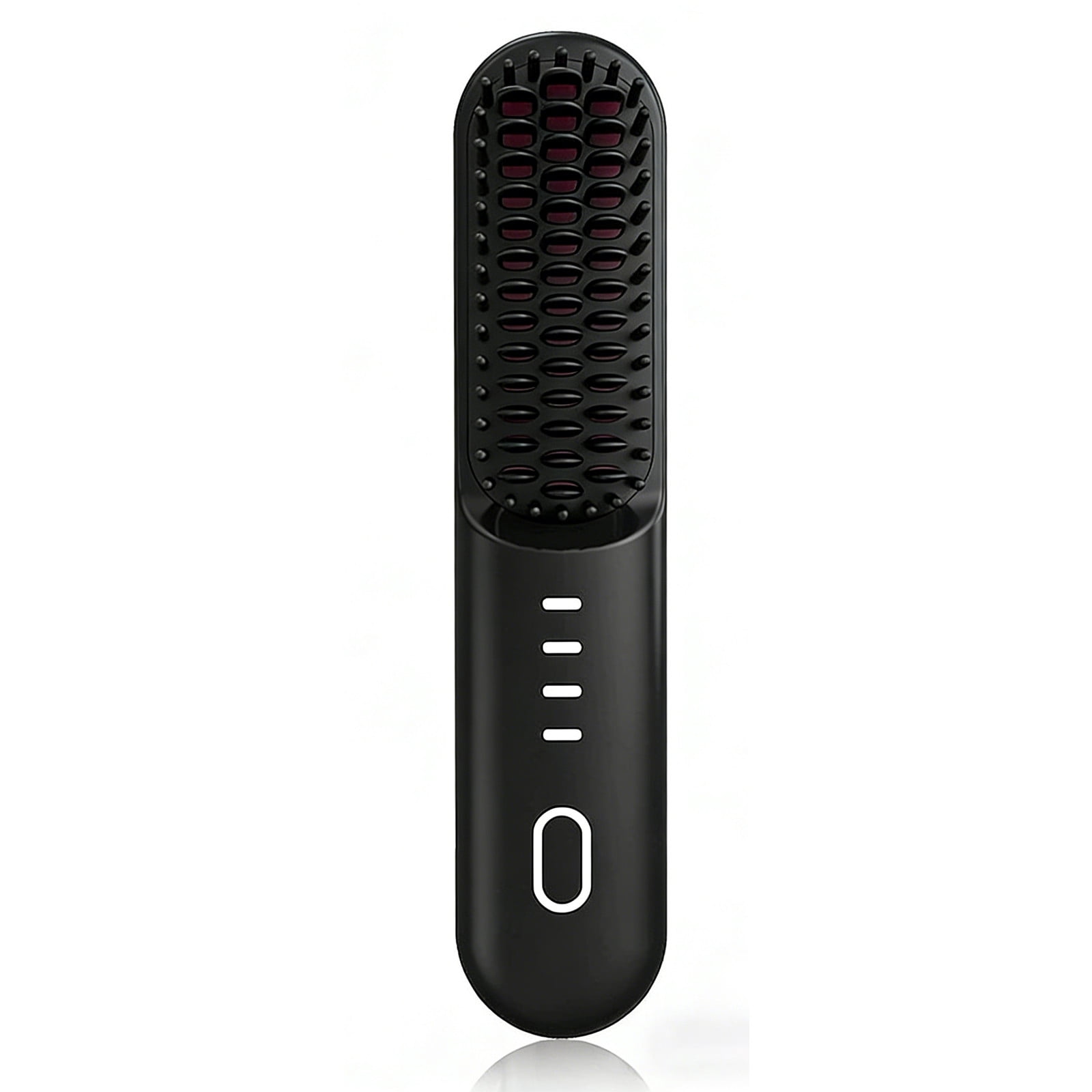 Cagogo 3Pcs Rechargeable Ionic Hair Straightener Brush, Portable Cordless Straightening Comb, 4 Temperature Settings Fast Heat Up, Mini Travel Hair Styling Tool for Women and Men, Frizz Control