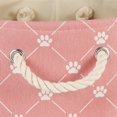 thumbnail image 3 of Design Imports CAMZ14252 Bac Rond en Polyester Treillis Patte pour Animaux, Rose, 3 of 4