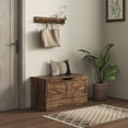 thumbnail image 2 of HOMCOM Storage Chest with Drawer for Living Room, Wooden Box, 31.5"W, Brown, 2 of 10