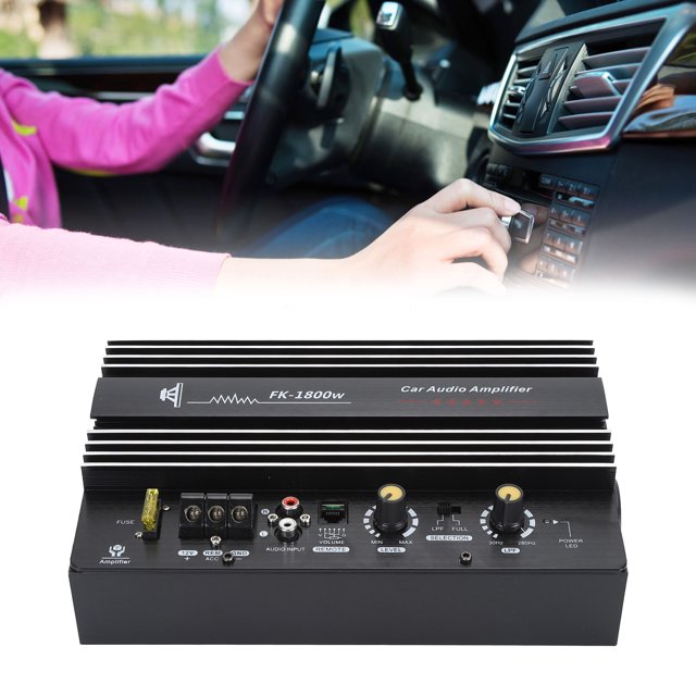 Car Board, 12V 1800W High Power Car Subwoofer Board For 8-12 Inch Woofer