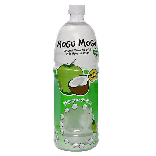 MOGUMOGU Boisson au Jus de Noix de Coco avec Nata de Coco
