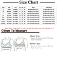 thumbnail image 2 of cfhntfmh 7pc Plus Size Bras for Women Soft Wireless Liftup Pleated Bralettes Front Trim Adjustable Strap Push up Bras, 2 of 2