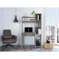 thumbnail image 2 of TUHOME Versalles Desk Engineered Wood Desks in  Gray, 2 of 9